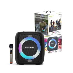 HOPESTAR MULTI-FUNCTION PORTABLE BLUETOOTH SPEAKER PARTY100 TF/PLAYBACK/FM/MP3/MP4/AUX 50W BLACK HOPESTAR MULTI-FUNCTION PORTABLE BLUETOOTH SPEAKER PARTY100 TF/PLAYBACK/FM/MP3/MP4/AUX 50W BLACK